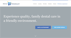 Desktop Screenshot of dentalwonderland.com